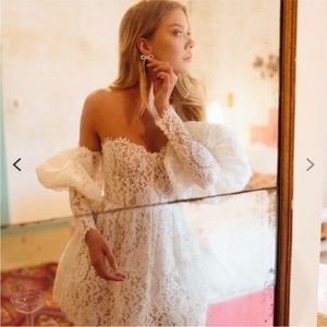 By Watters Tart Lace Mini Dress